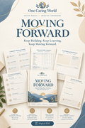 Moving Forward — Digital PDF workbook cover — One Caring World